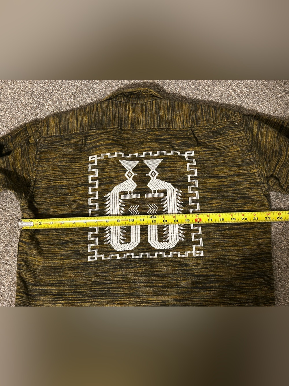 Artisan Made Guatemalan Boho Jacket Totonicapán Mayan Textile Artisan Shacket - Picture 9 of 9
